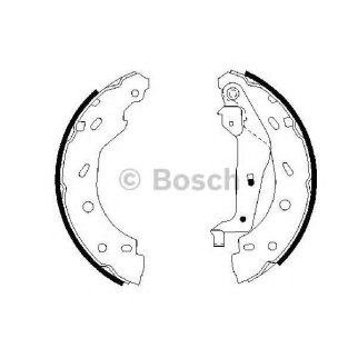 Колодки барабанные к-кт BOSCH 0 986 487 600 фото