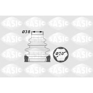 Пыльник шруса Citroen C5 2.2HDi-3.0 01-04 внешний к-кт Sasic фото