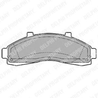 Колодки тормозные передние к-кт DELPHI LP1625 фото