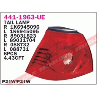 Фонарь задний наружный правый DEPO 441-1963R-UE фото