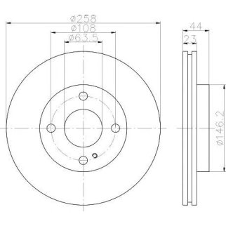 Диск тормозной передний вентилируемый TEXTAR 92176003 фото