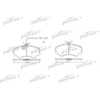 Колодки тормозные дисковые передн ALFA ROMEO: AR 6 автобус 85-89, AR 6 фургон 85-89, CITROEN: C25 c бортовой платформой 87-94, C25 автобус 81-94, C25 фургон 81-94, FIAT: DU фото