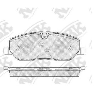 Колодки тормозные передние к-кт NiBK PN0484 фото