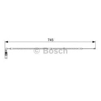Датчик износа колодок BOSCH 1 987 473 000 фото