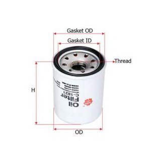 Фильтр масляный SAKURA C1821 фото