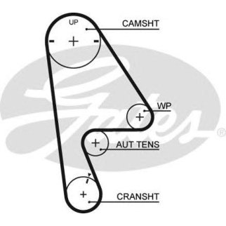 5410XS_ремень ГРМ! 104x240H Honda Civic/CRX 1.6 16V VTEC 91-98 фото