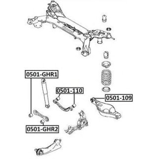 Сайлентблок ASVA 0501-GHR1 фото