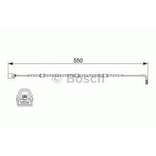 Датчик износа колодок BOSCH 1 987 474 514 фото