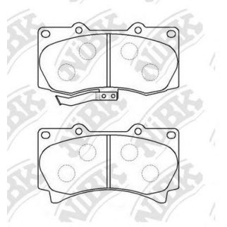 Колодки тормозные передние к-кт NiBK PN0498 фото