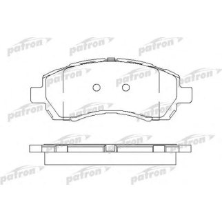 Колодки тормозные дисковые передн SUBARU: IMPREZA 92-00, IMPREZA 00-, IMPREZA купе 95-00, IMPREZA универсал 00-, IMPREZA универсал 92-00, LEGACY II 94-99, LEGACY II универс фото