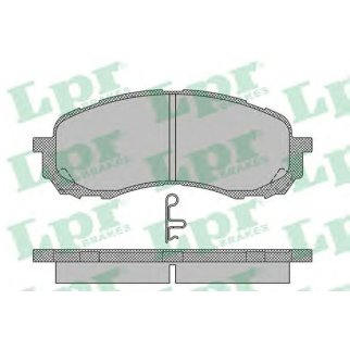 Колодки тормозные передние к-кт Lpr 05P1454 фото