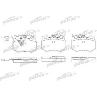 Колодки тормозные PATRON PBP455 фото