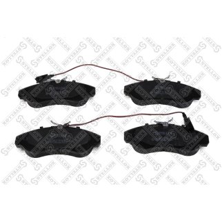 498 011B-SX_колодки дисковые передние! с антискрип. пласт. Fiat Ducato 18 Maxi 2.0JTD-2.8JTD 99-02 фото