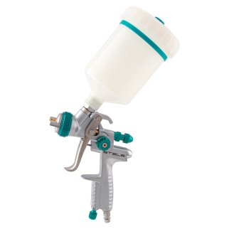 Краскопульт AG 901 LVMP проф. сопла 1,3мм и 1,1мм (верхний бачок) Stels фото 3