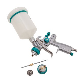 Краскопульт AG 901 LVMP проф. сопла 1,3мм и 1,1мм (верхний бачок) Stels фото 10