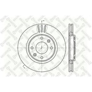 Диск тормозной Stellox 6020-1929V-SX фото