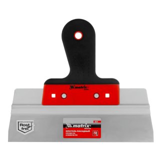 Шпатель фасадный из нерж. стали, 250мм, узкое полотно MATRIX фото 1