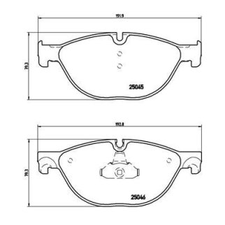 Колодки тормозные передние к-кт TRIALLI PF 4186 фото 2
