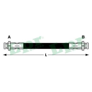 Шланг тормозной Lpr 6T46786 фото