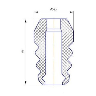 Отбойник амортизатора TRIALLI BC 0831 фото 2