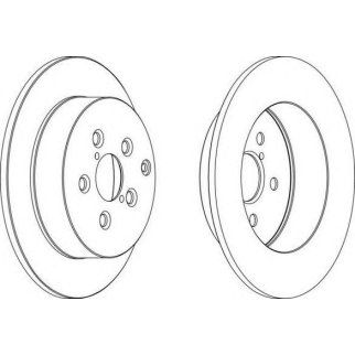 Торм.диск зад.(280x10) 5 отв. фото