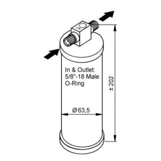 Осушитель системы кондиционирования NRF 33316 фото