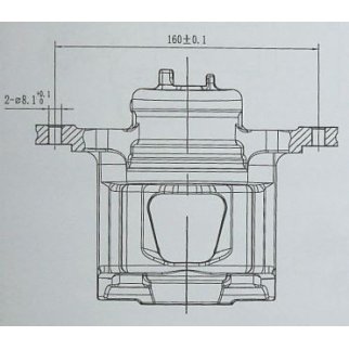 Суппорт тормозной передний TRIALLI CF 052106 фото 4
