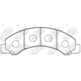 Колодки тормозные передние к-кт NiBK PN4464 фото