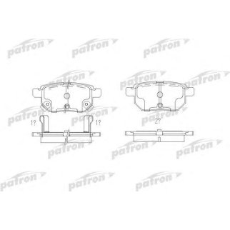Колодки тормозные PATRON PBP4042 фото