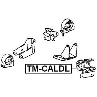 Опора двигателя левая FEBEST TM-CALDL фото 2