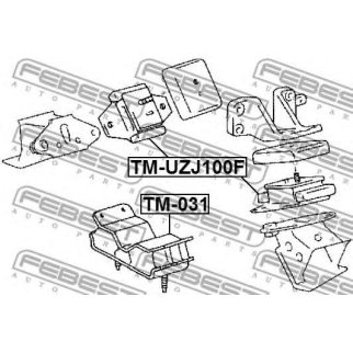 TM-UZJ100F_опора двигателя передняя! Toyota Land Cruiser 100 98-07 фото