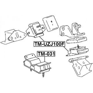 TM-UZJ100F_опора двигателя передняя! Toyota Land Cruiser 100 98-07 фото 2 TM-UZJ100F_опора двигателя передняя! Toyota Land Cruiser 100 98-07 фото 2