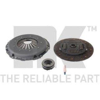 Комплект сцепления с выжимным подшипником-228mm / AUDI A4,6,SKODA Superb-I, VW Passat B5 1,8/1,8T/2, фото