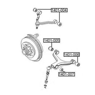 Сайлентблок ASVA 1401-005 фото