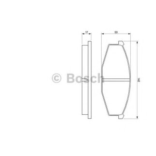 Колодки тормозные BOSCH _0 986 468 630 фото