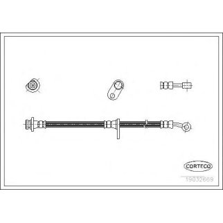 Шланг тормозной BAUDO фото
