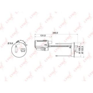 Фильтр топливный LYNXauto LF-976M фото