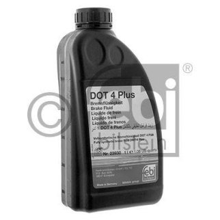 Жидкость тормозная FEBI Brake Fluid DOT4 Plus 1 л 23930 фото