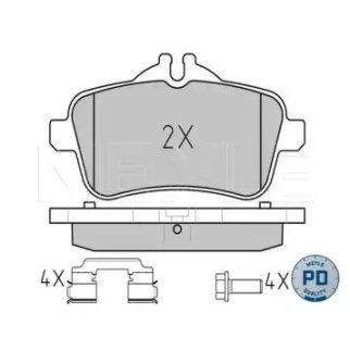 Колодки торм.зад.(WVA 25215 15,0mm) /PLATINUM PAD/ фото
