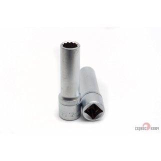 Головка торцевая 12 1/2&quot; 12гр глубокая СЕРВИС КЛЮЧ фото