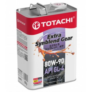 Масло трансмиссионное TOTACHI Super Hypoid Gear GL-4 80W90 4л п/синт фото