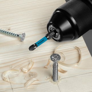 Набор бит торсионных PH3x50 мм, для ударных шуруповертов (5 шт.) GROSS фото 1