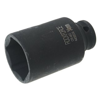 Головка торцевая 34мм 1/2" 6-гранная ударная удлиненная L=80мм ROCKFORCE RF-4458534 /1/10 фото
