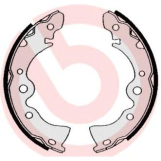 Колодки барабанные к-кт brembo S 56 519 фото