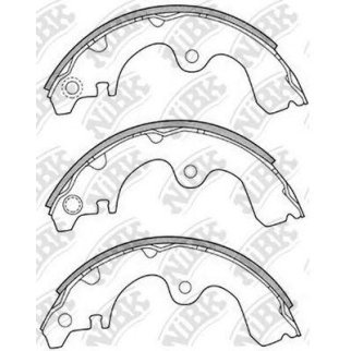 Колодки барабанные к-кт NiBK FN2326 фото