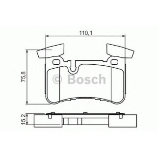 Колодки тормозные к-кт BOSCH 0 986 494 411 фото