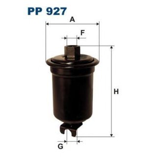 Фильтр топливный FILTRON PP 927 фото