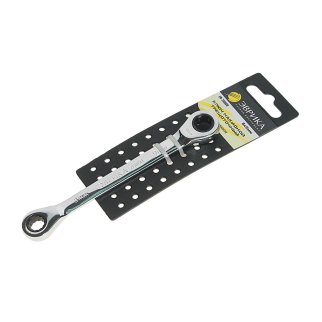 Ключ накидной 8х9мм трещоточный ЭВРИКА фото