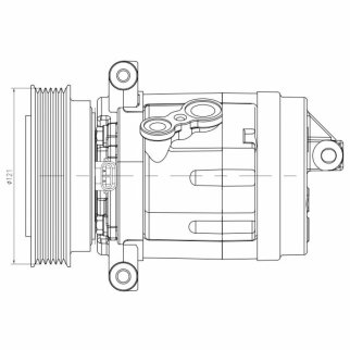 Компрессор кондиционера для а/м Chevrolet Captiva (06-)/Opel Antara (07-) 3.2i фото 3 Компрессор кондиционера для а/м Chevrolet Captiva (06-)/Opel Antara (07-) 3.2i фото 3