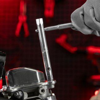 MATRIX 13710 Ключ-трубка торцевой 8x10 мм, оцинкованный фото 5